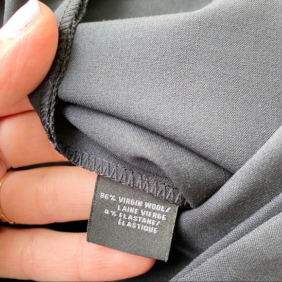 Lafayette 148 menswear black stretch wool trouser pants 8 - Picture 9 of 13